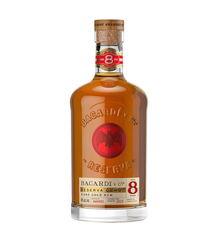 Rum Bacardi Reserve Aged 8 Years, 70cl Porto Rico