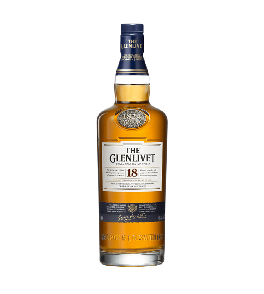 Whisky The Glenlivet 18 Year Old, 70cl Escócia
