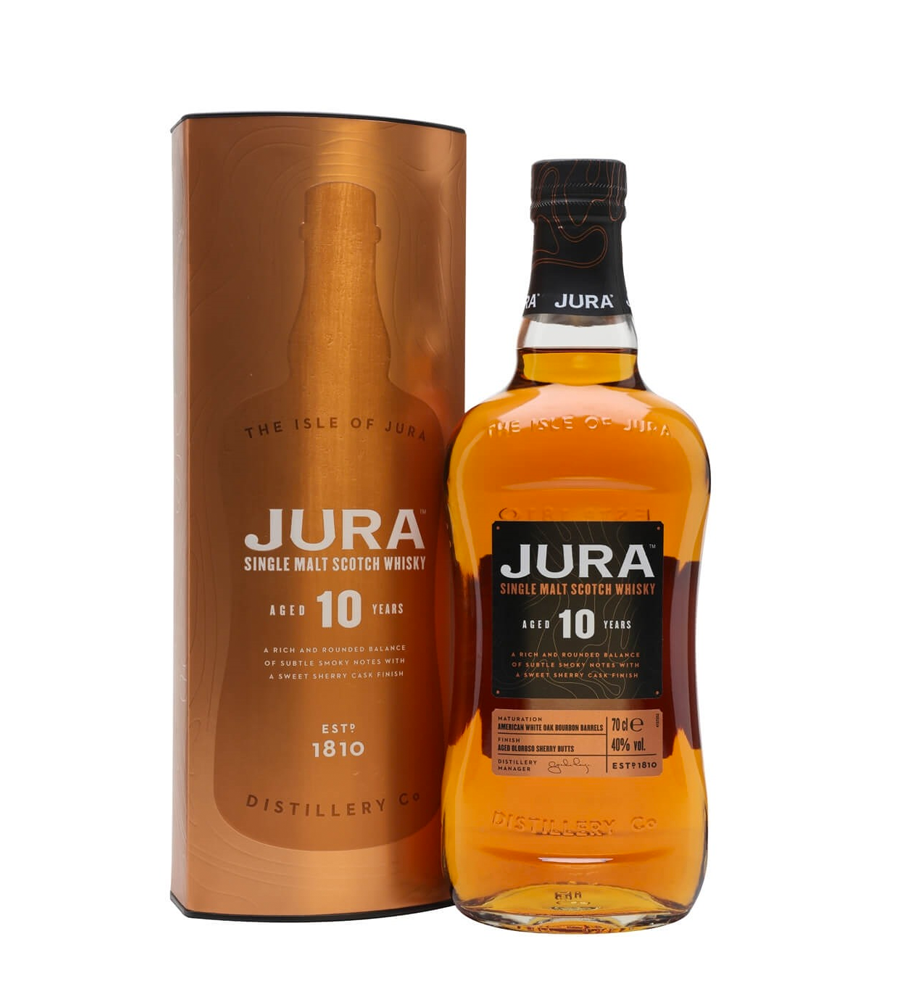 Whisky Isle of Jura 10 Years Old, 75cl Escócia