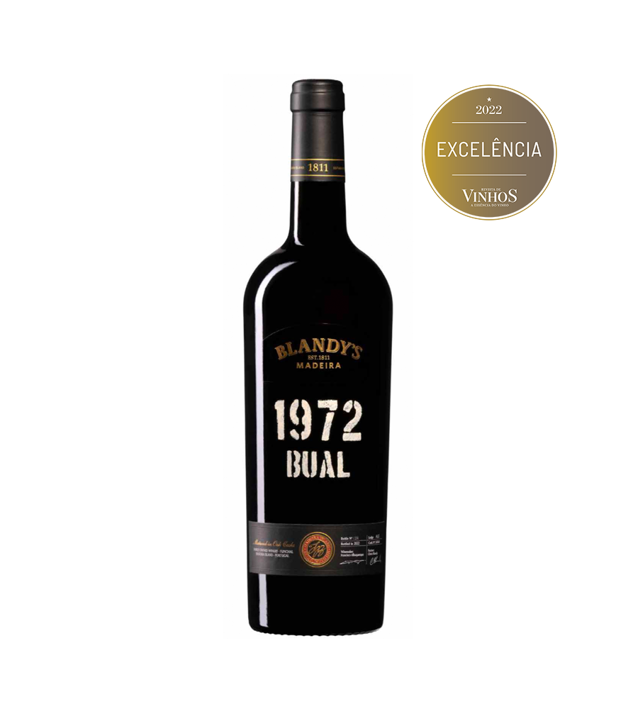 Vinho Madeira Blandy's Bual 1972, 37,5cl Madeira