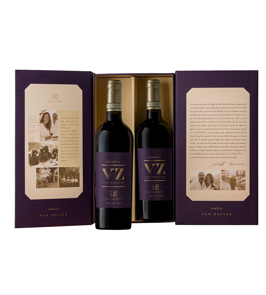 Vinho Tinto Van Zellers & Co 15 Gerações Conj. 2 x 75cl 2017 Douro